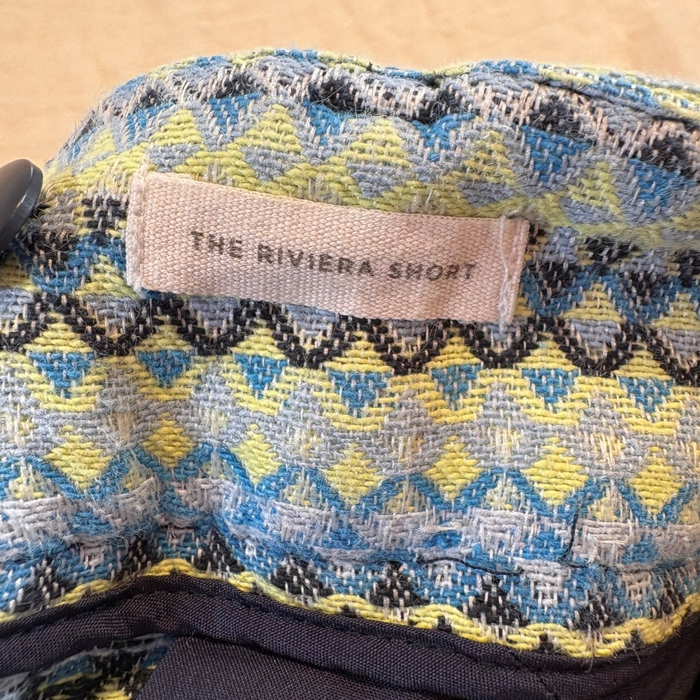 Ann Taylor LOFT Womens Blue‎ Lavender Geometric Print Riviera Shorts Size 0 - Picture 9 of 10